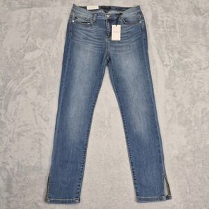 NWT Judy Blue 9 / 29 (30) Skinny Fit Women's Side Slit Ankle Jeans JB8278MD